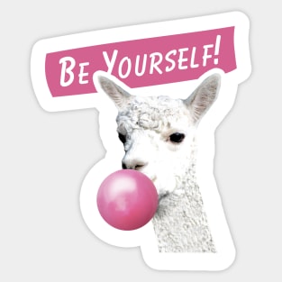 Love Llamas Sticker